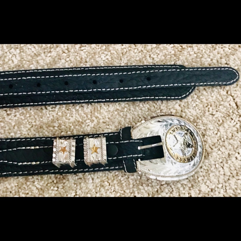 American Bison Longhorn Belt